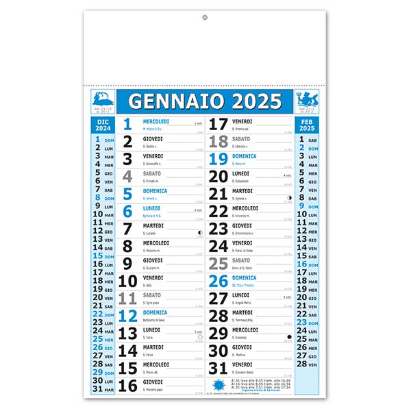 Calendari olandesi 2025 catalogo n° 6