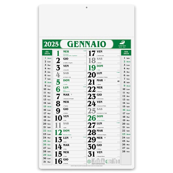 Calendario olandese 2025 PA520VE