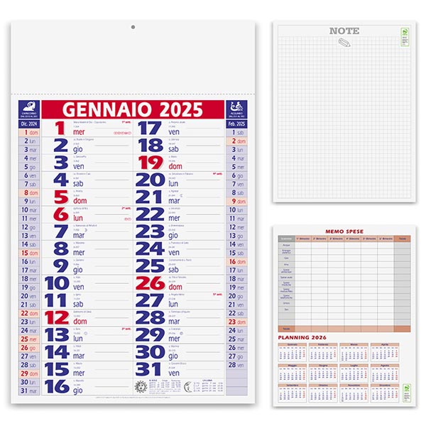 Calendario olandese 2025 PA620RO