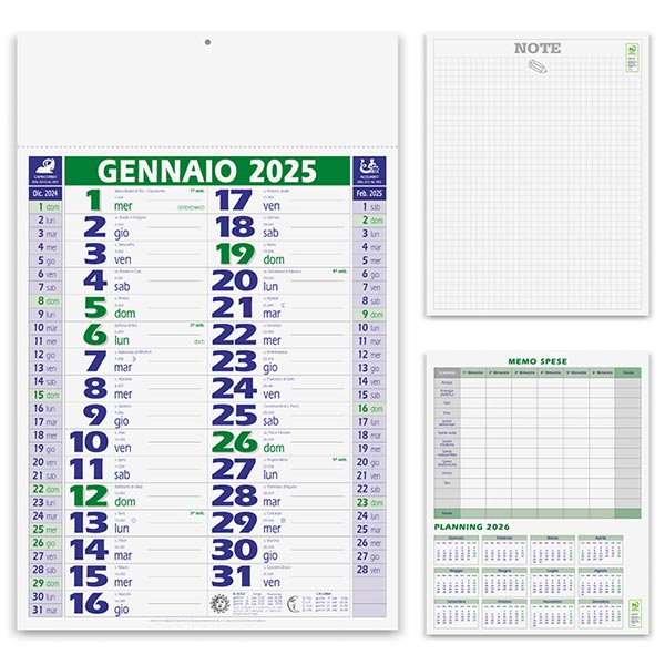 Calendario olandese 2025 PA620VE