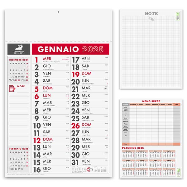 Calendario olandese 2025 PA636RO