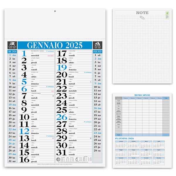 Calendario olandese 2025 PA640BL