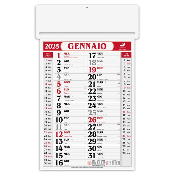 Calendario olandese passafoglio 2025 PA550RO