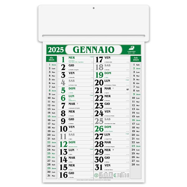 Calendario olandese passafoglio 2025 PA550VE