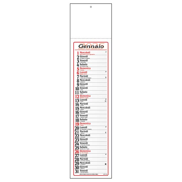 Calendario olandese silhouette 2025 C0190